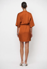 Dante 6 Cato Satin Kimono Dress Sunset Orange