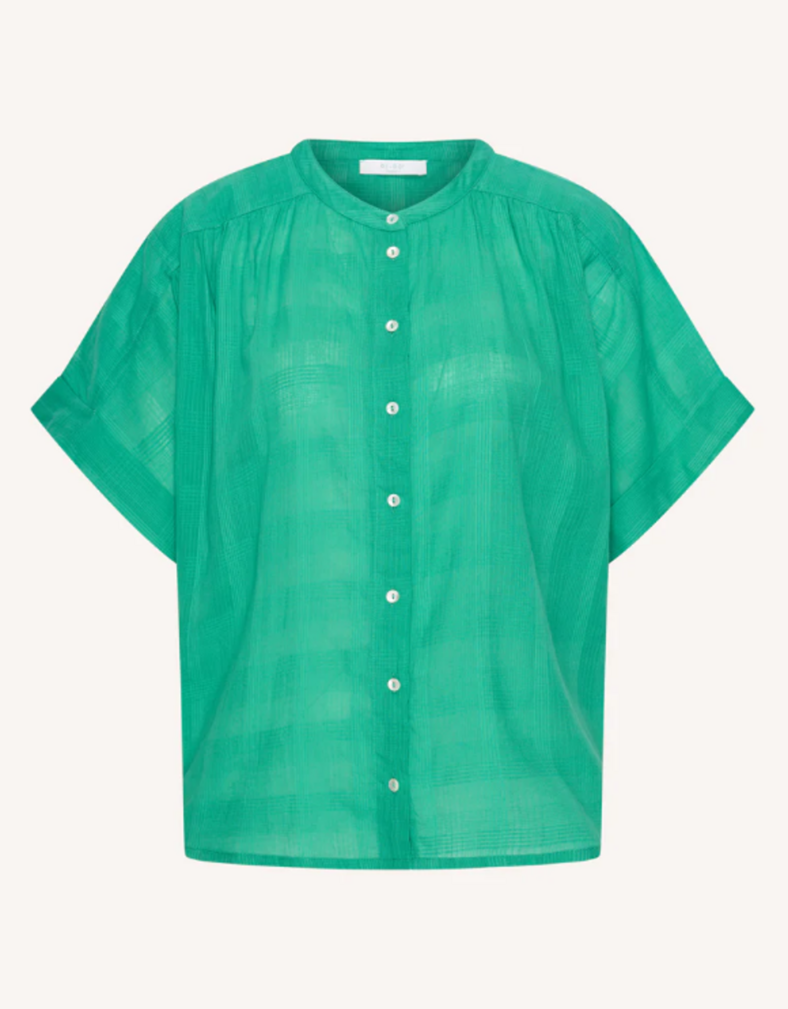 By Bar Alex Dobby Blouse Lucky Green