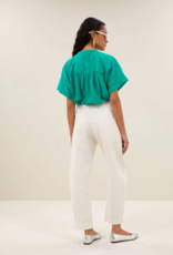 By Bar Alex Dobby Blouse Lucky Green