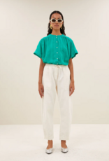 By Bar Alex Dobby Blouse Lucky Green