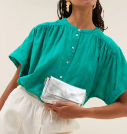 By Bar Alex Dobby Blouse Lucky Green