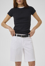 My Essential Wardrobe Lara Long Shorts Bright White