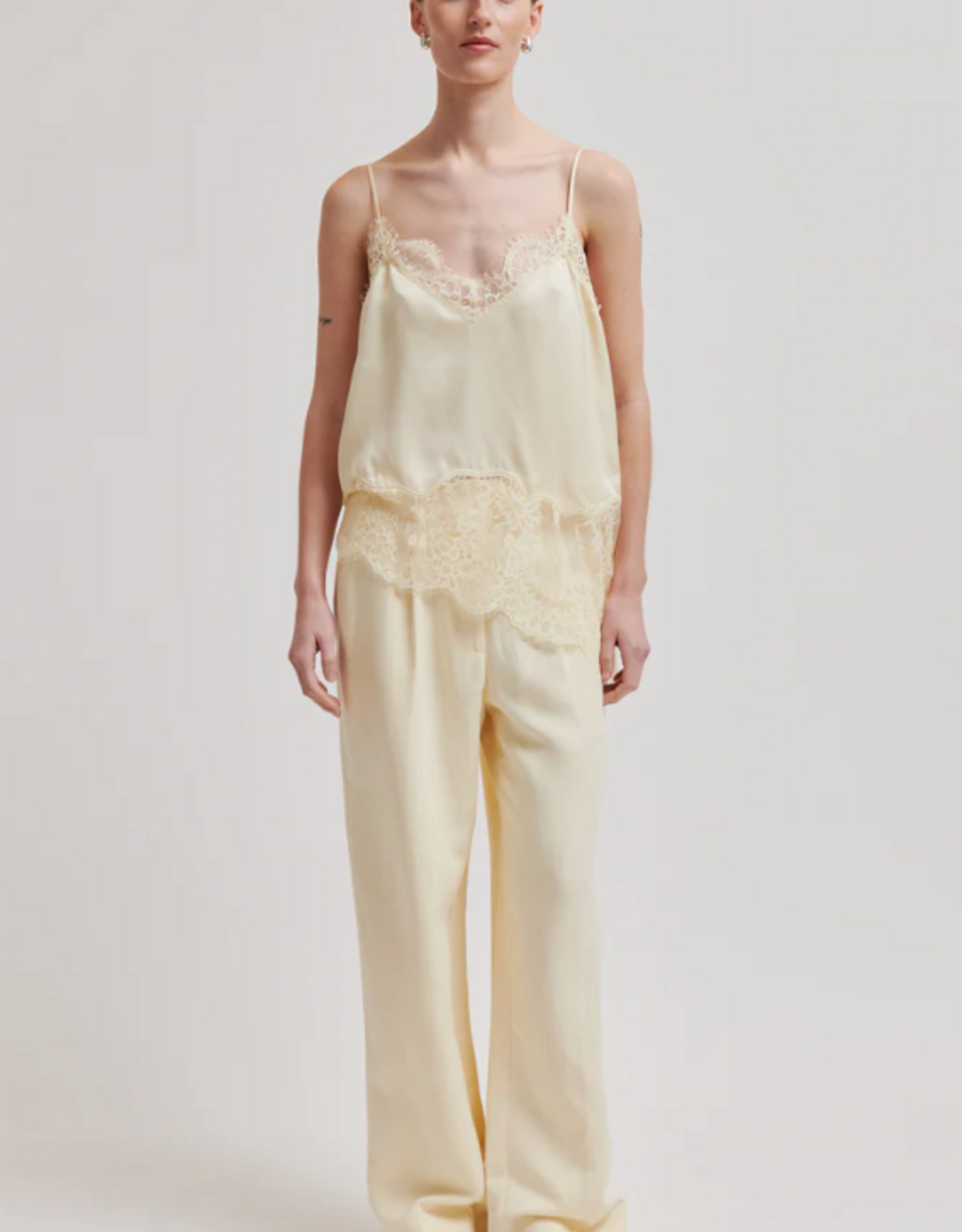 Second Female Wilina Strap Top Alabaster Gleam