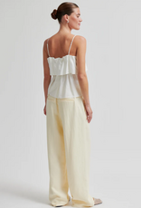 Second Female Lino Classic Trousers Alabaster Gleam