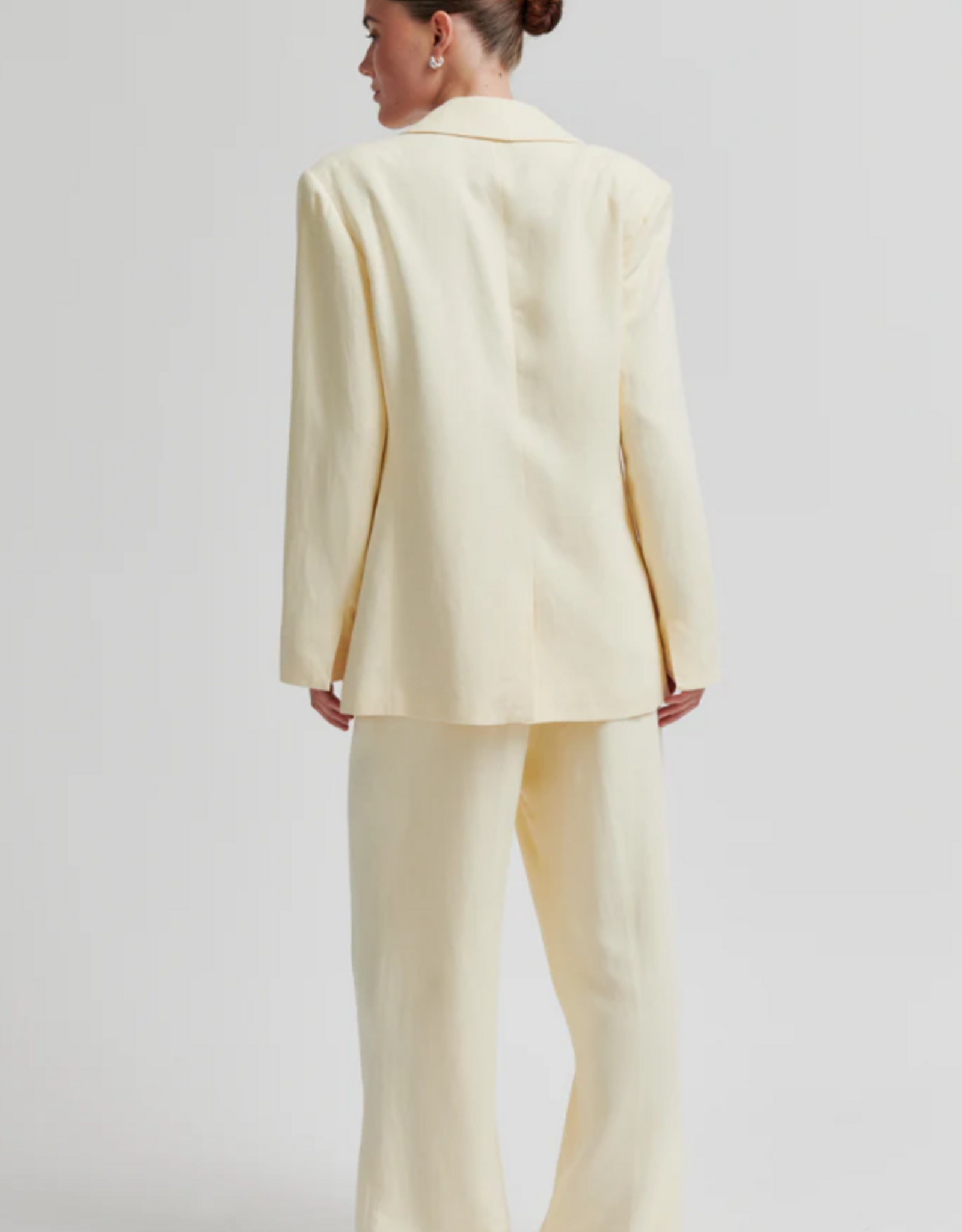 Second Female Lino Classic Trousers Alabaster Gleam
