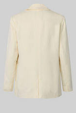 Second Female Lino New Fit Blazer Alabaster Gleam