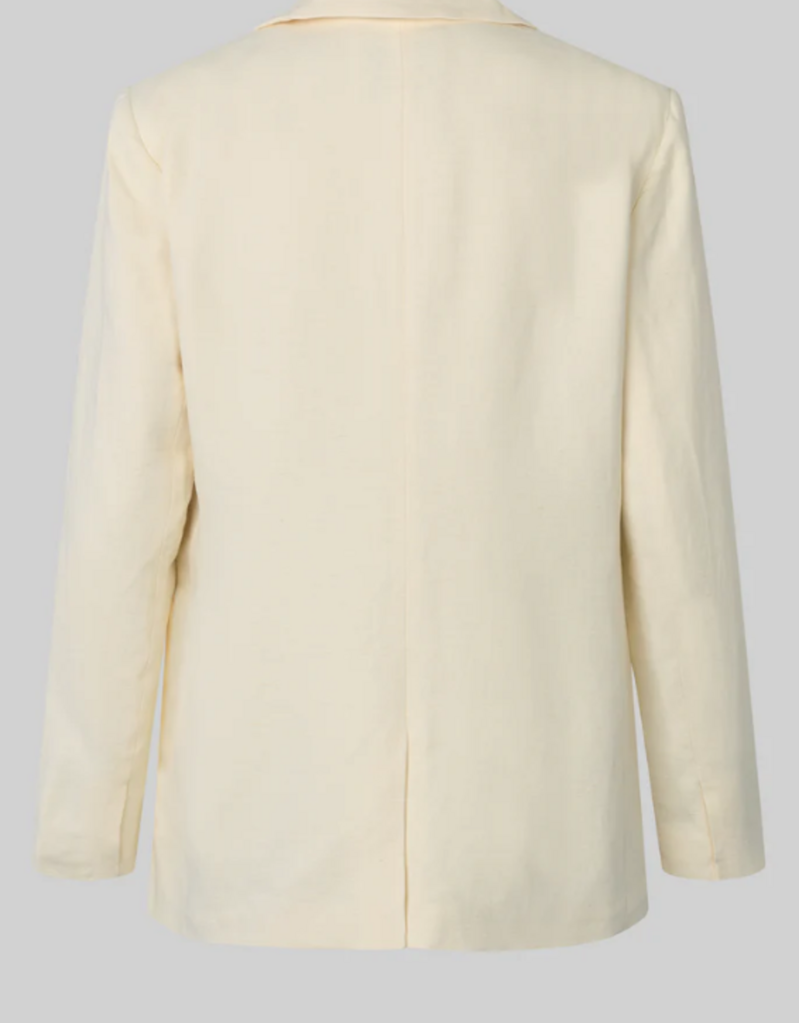 Second Female Lino New Fit Blazer Alabaster Gleam