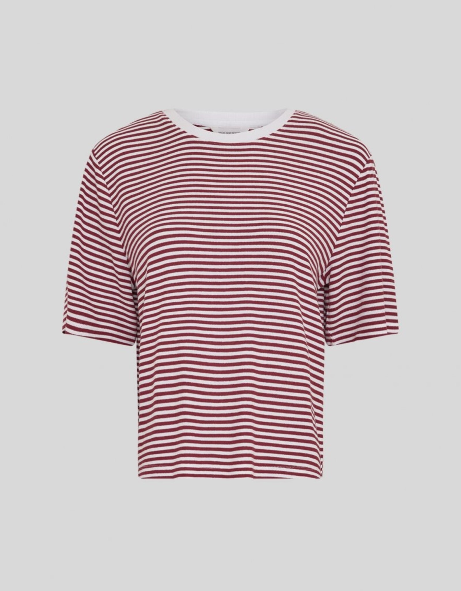Moss Copenhagen Jana Tee STP Egret/Rhubarb