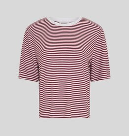 Moss Copenhagen Jana Tee STP Egret/Rhubarb