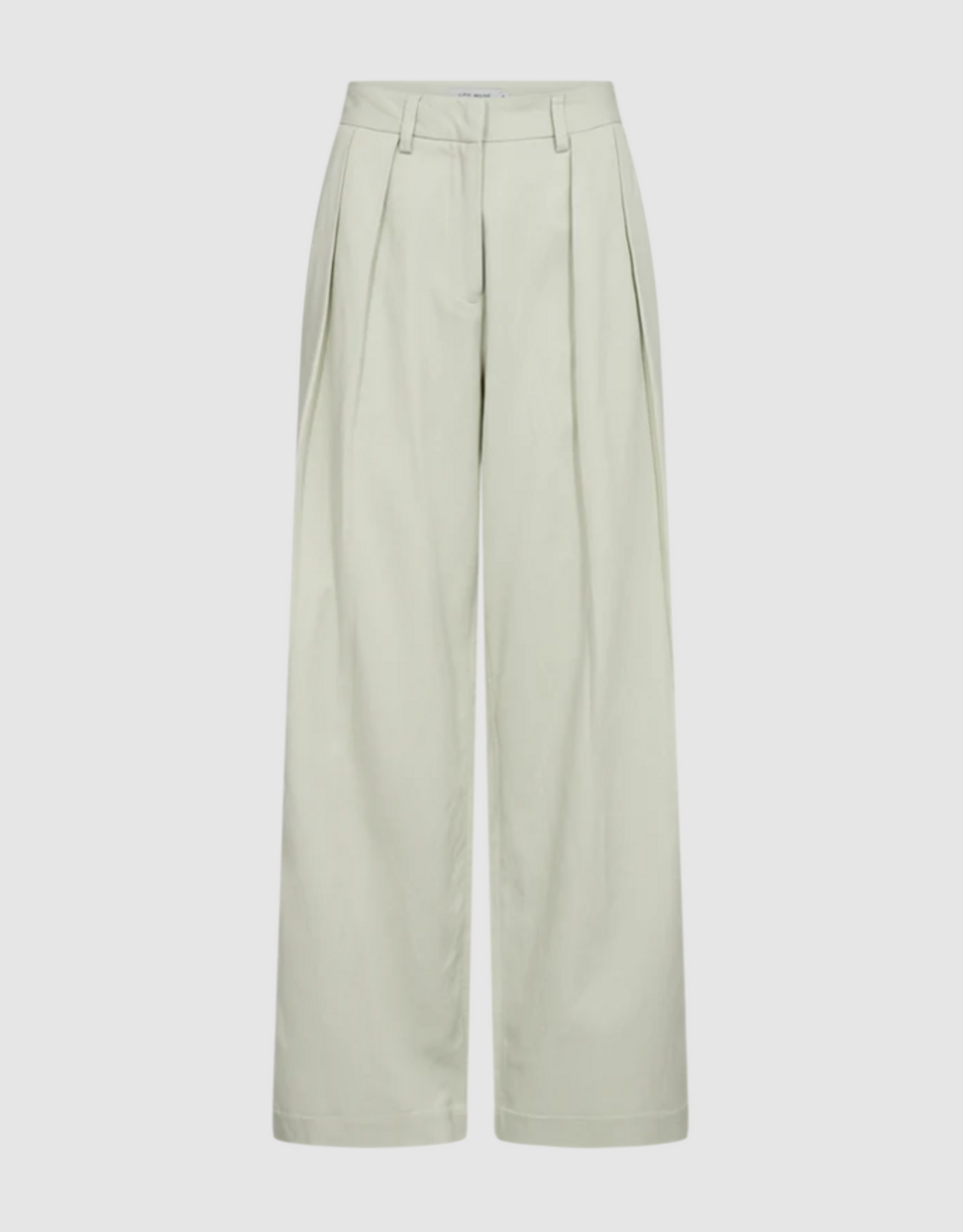 Cph Muse 207826 Ivanna HW Wide Leg Pants Green Tint
