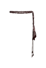 Co'Couture Morison Scarf Mix Belt Dark Brown