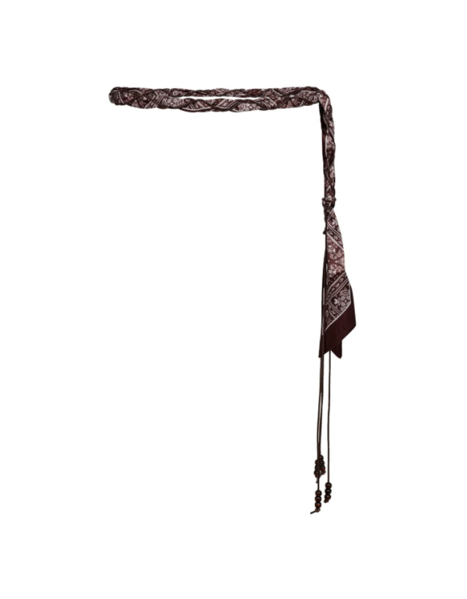 Co'Couture Morison Scarf Mix Belt Dark Brown