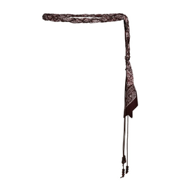 Co'Couture Morison Scarf Mix Belt Dark Brown