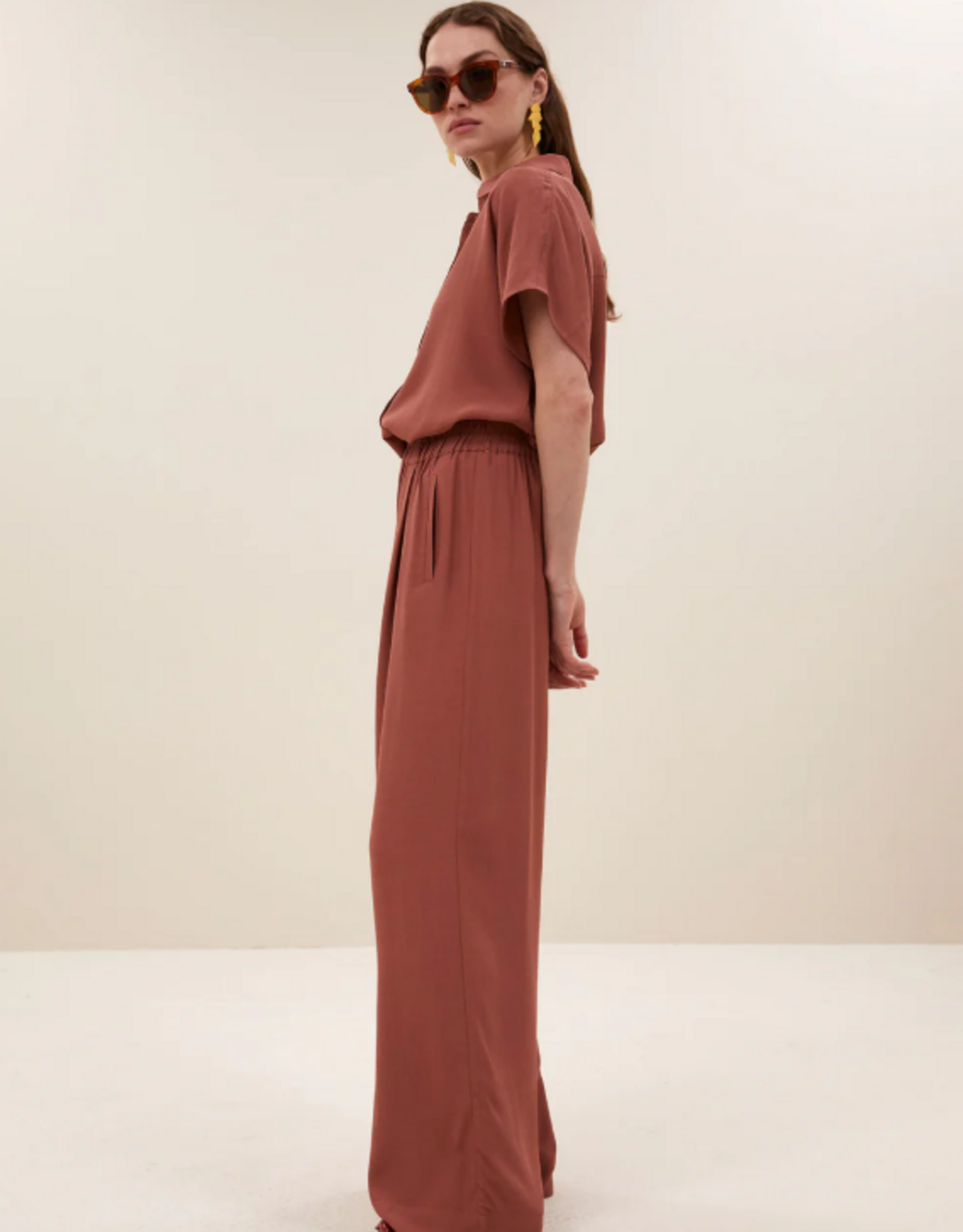 By Bar Benji Viscose Pants Rustic Sienna