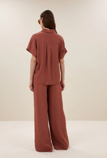 By Bar Barley Viscose Blouse Rustic Sienna