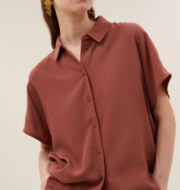 By Bar Barley Viscose Blouse Rustic Sienna