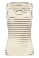 InWear Dagna Striped Tank Vanilla / Coffee Quartz