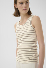 InWear Dagna Striped Tank Vanilla / Coffee Quartz