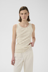 InWear Dagna Striped Tank Vanilla / Coffee Quartz