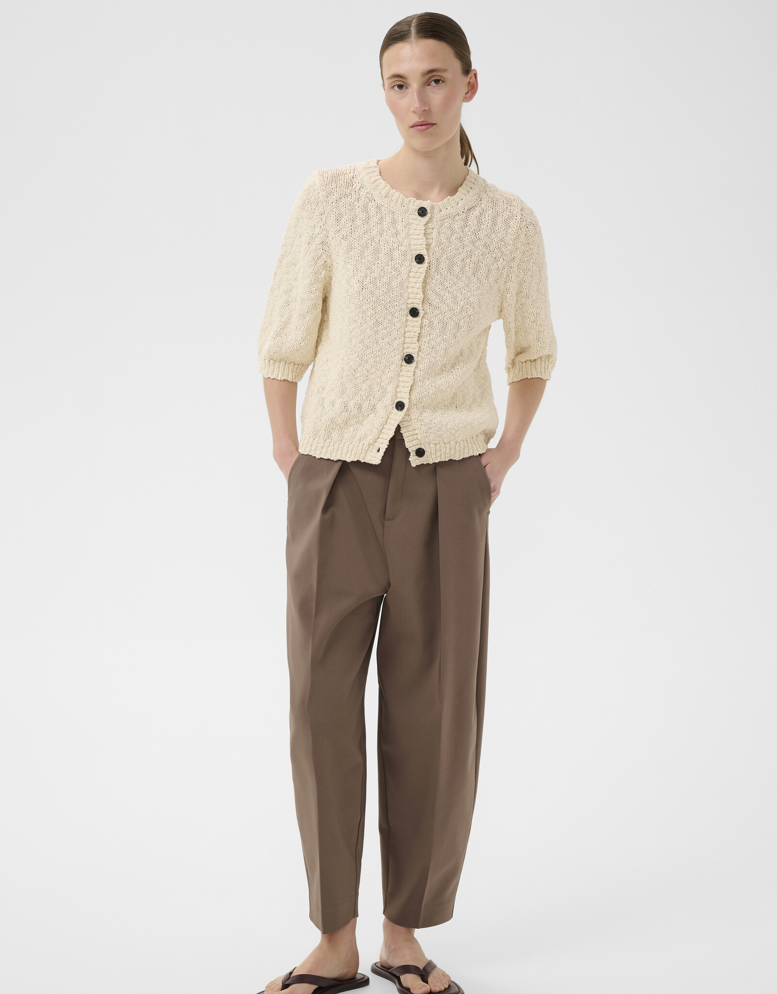 InWear Zella Barrel Pant Coffee Quartz