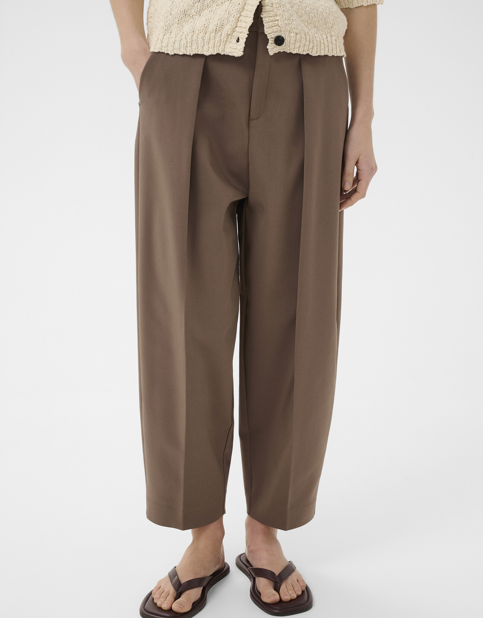 InWear Zella Barrel Pant Coffee Quartz