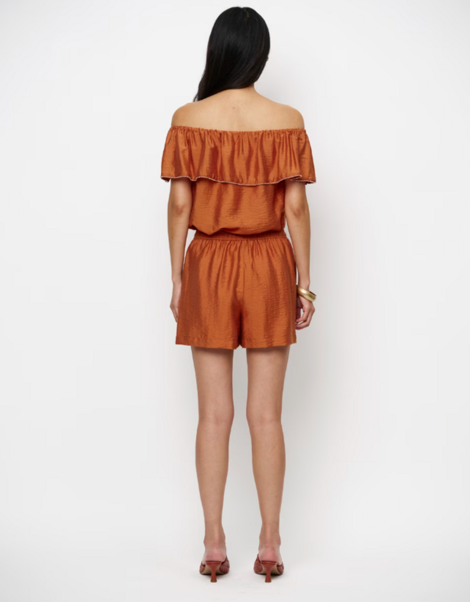 Dante 6 Marais Embellished Top Sunset Orange