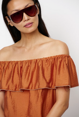 Dante 6 Marais Embellished Top Sunset Orange