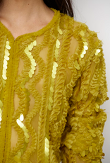 Dante 6 Marceline Sequins Jacket Solar Lime
