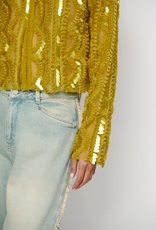 Dante 6 Marceline Sequins Jacket Solar Lime