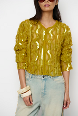 Dante 6 Marceline Sequins Jacket Solar Lime
