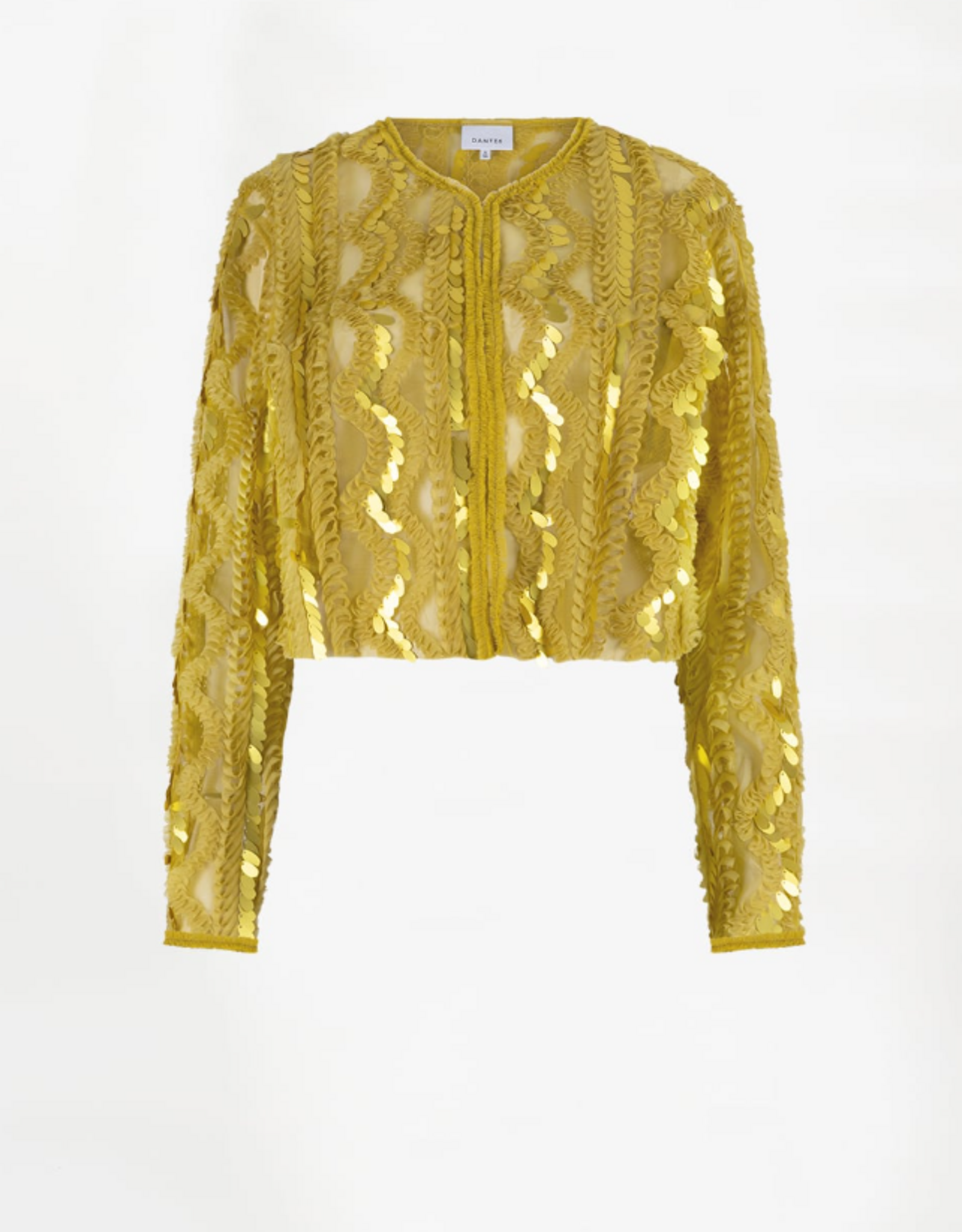 Dante 6 Marceline Sequins Jacket Solar Lime
