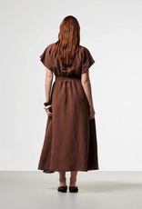 Aaiko Serra Mod Dress Bitter Chocolate