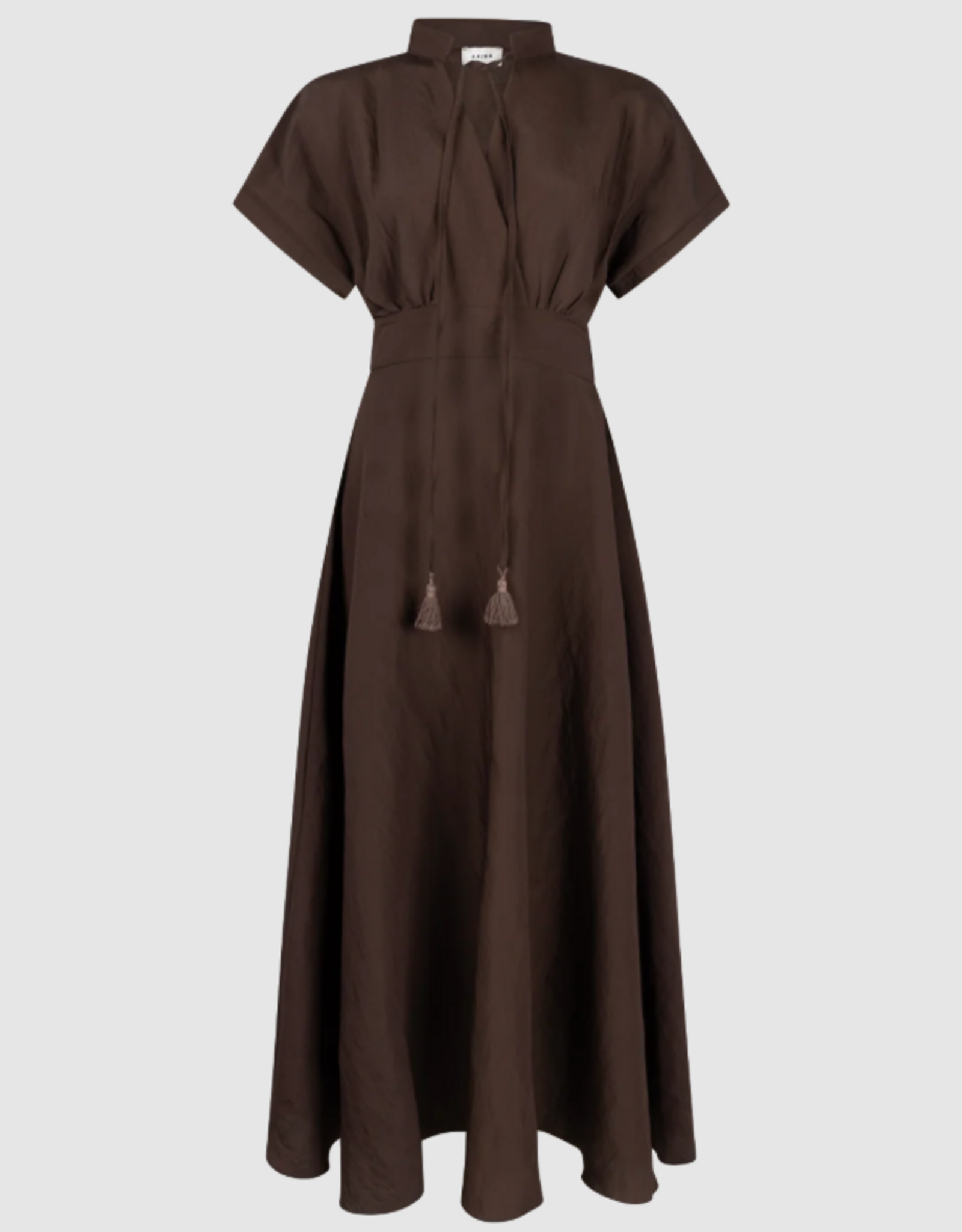 Aaiko Serra Mod Dress Bitter Chocolate