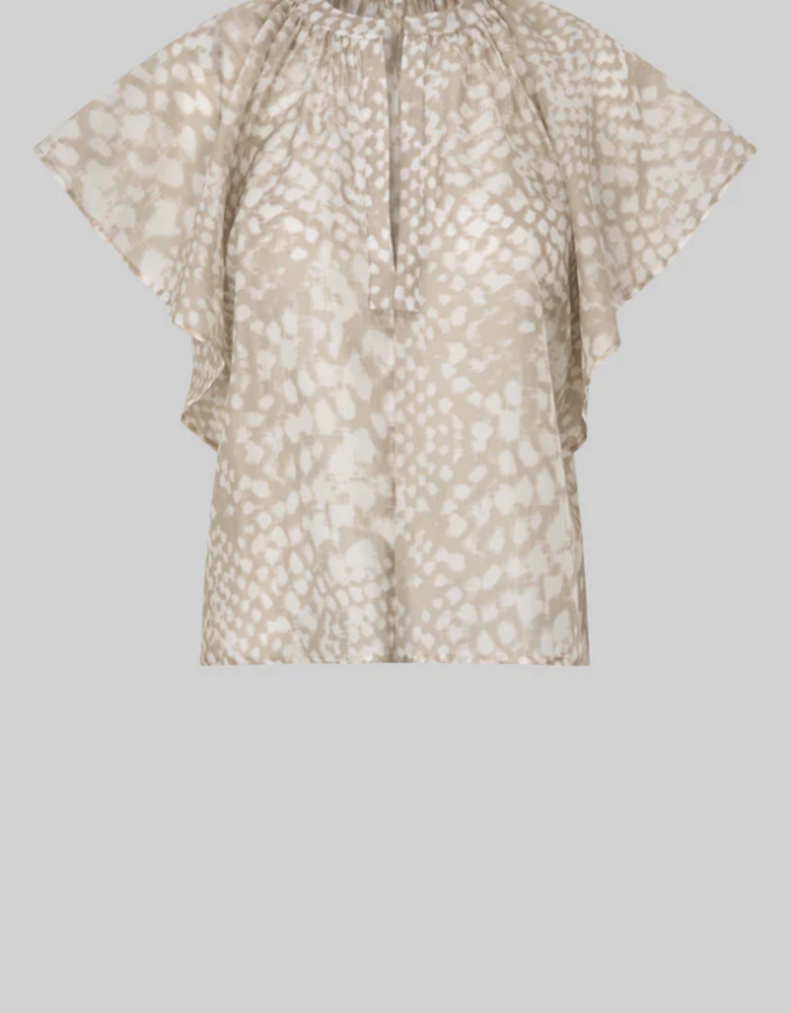 Second Female Shades Blouse Plaza Taupe