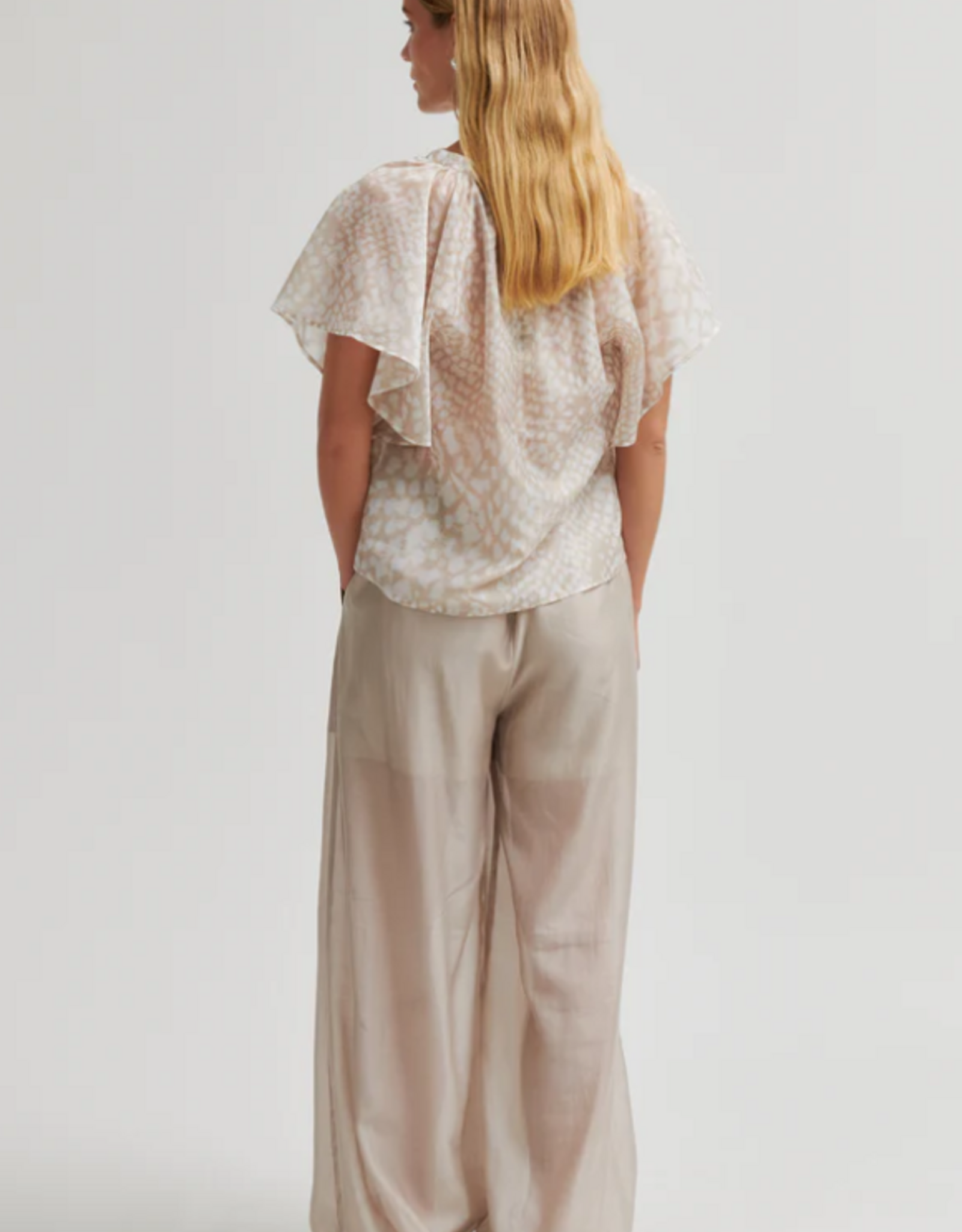 Second Female Shades Blouse Plaza Taupe