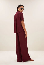By Bar Barley Viscose Blouse Wine