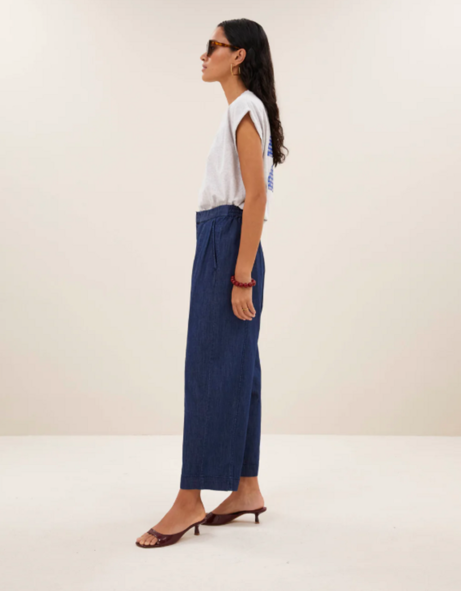 By Bar Tobi Clover Top Light Grey Melee