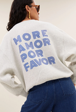 By Bar Lili Amor Sweater Light Grey Melee