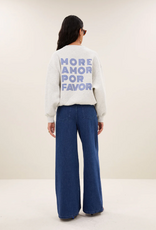 By Bar Lili Amor Sweater Light Grey Melee