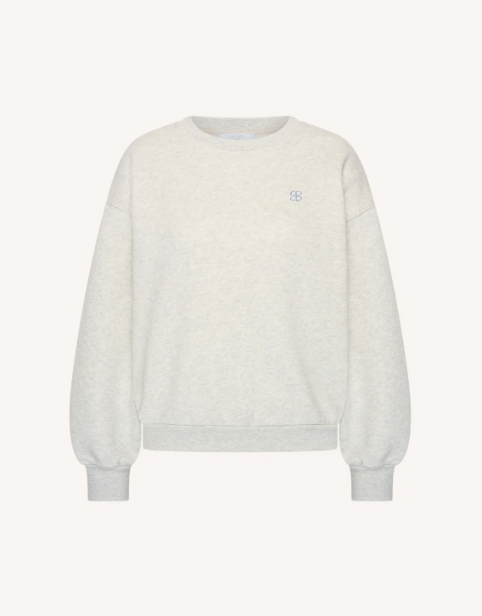 By Bar Lili Amor Sweater Light Grey Melee