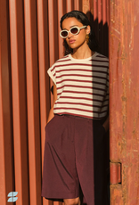 By Bar Tobi Stripe Top Grain Wine Stripe