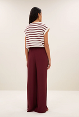 By Bar Tobi Stripe Top Grain Wine Stripe