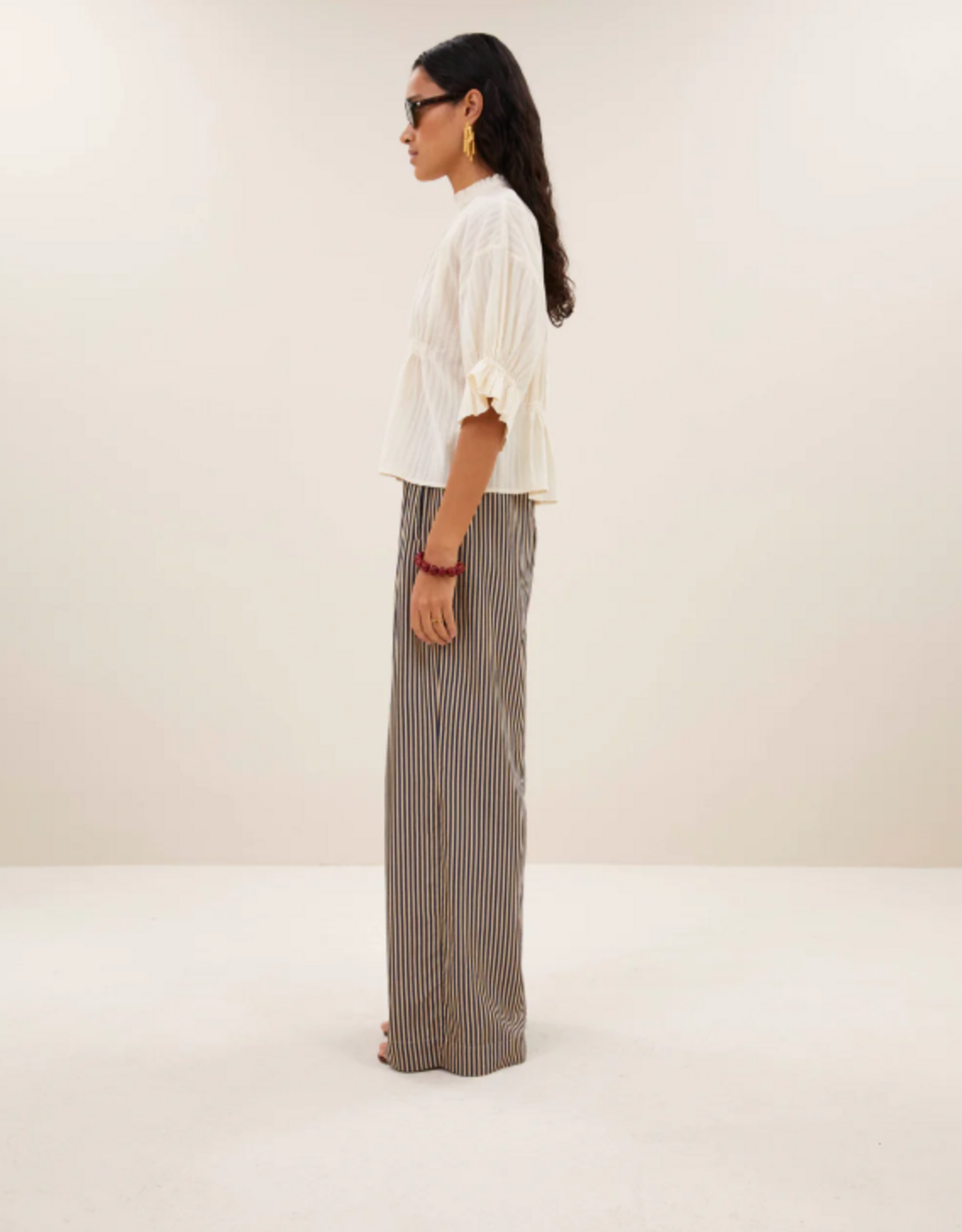 By Bar Isabel Dobby Blouse Sand
