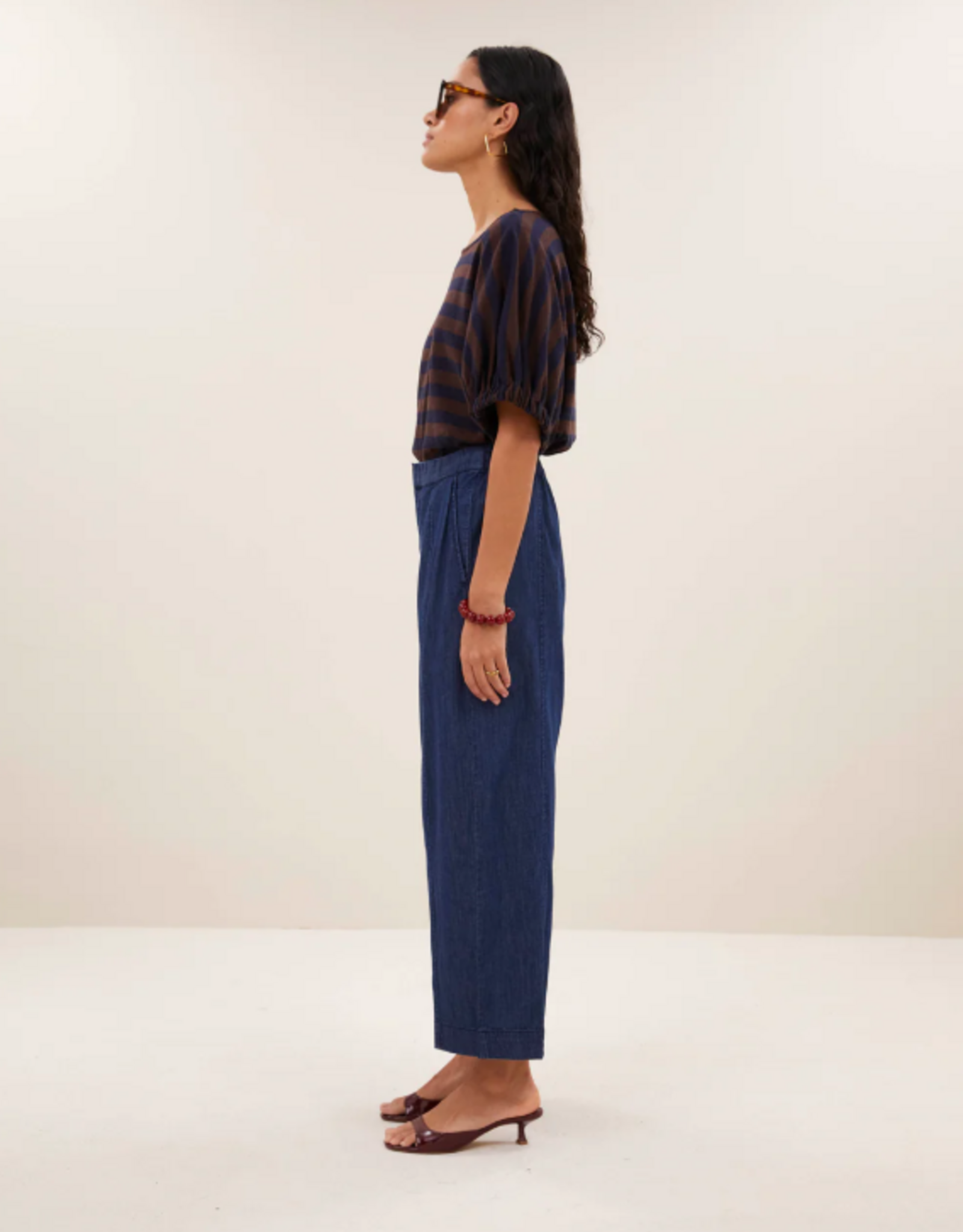 By Bar Fuji Denim Pants Dark Denim