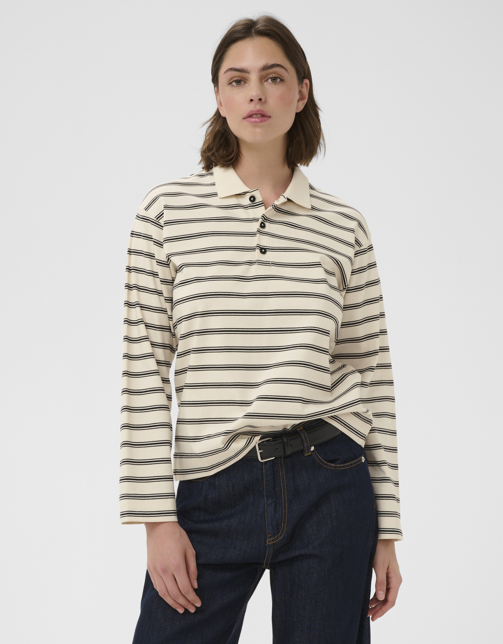 InWear Fikkia Polo T-Shirt Vanilla