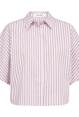 Co'Couture Sigrid Stripe SS Shirt Rosebloom