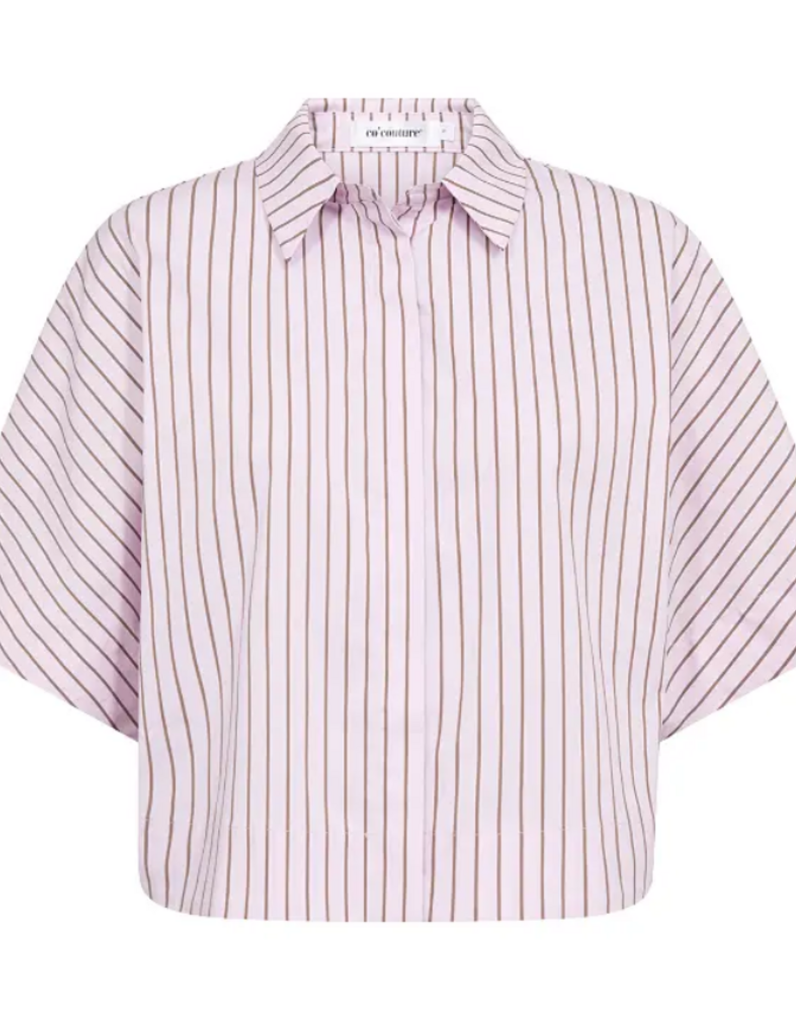 Co'Couture Sigrid Stripe SS Shirt Rosebloom