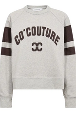 Co'Couture Eris College Sweat Grey Melange
