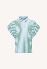 By Bar Pixie Sea Blouse Green Stripe
