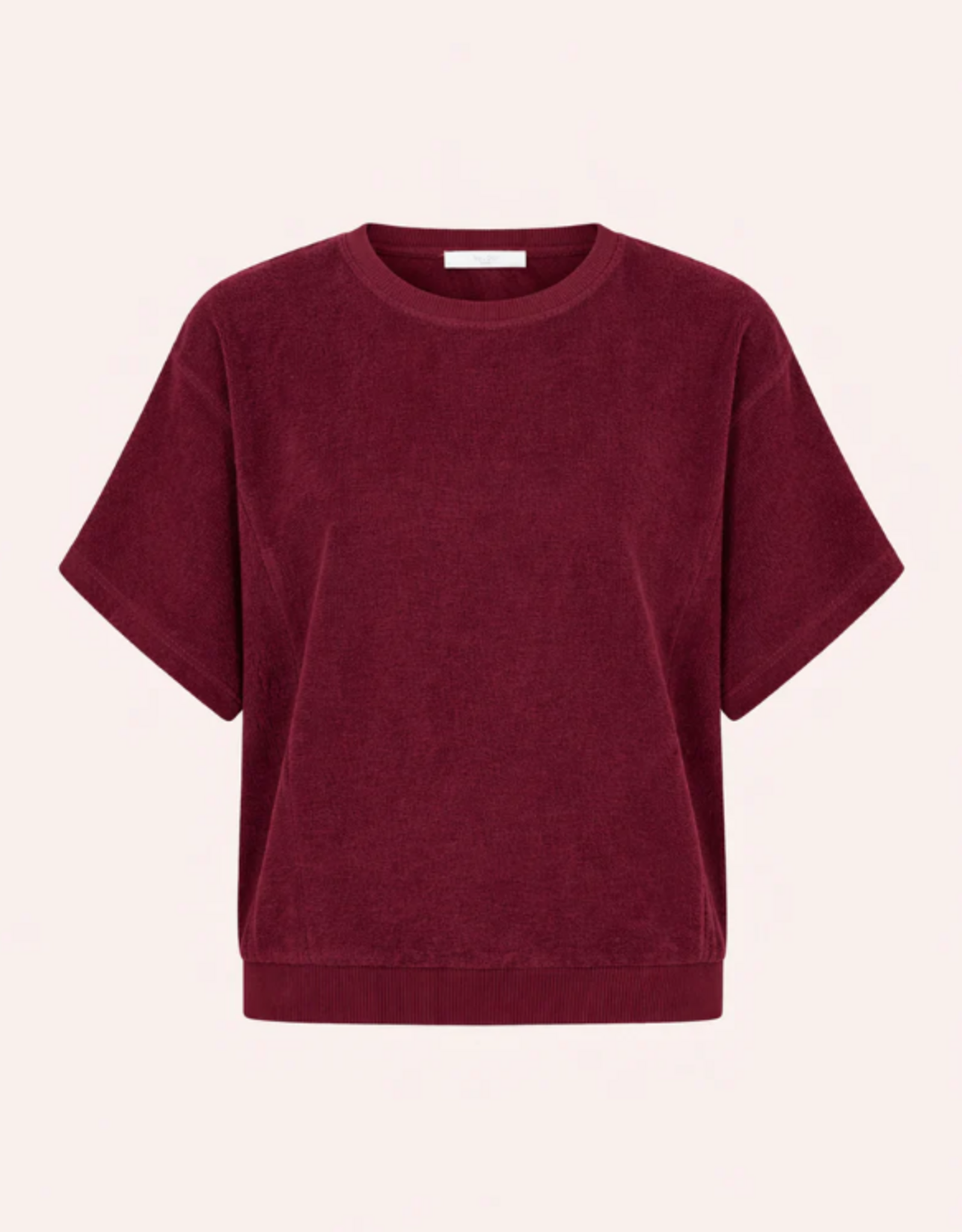 By Bar Nuki Slub Top Burgundy Crush